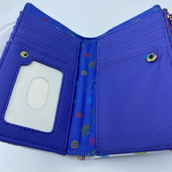 Disney Loungefly Epcot 40th Anniversary Wallet - Picture 5 of 8